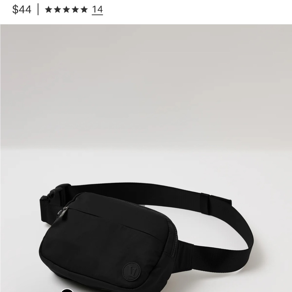 NWT Vuori Black All Around Hip Pack